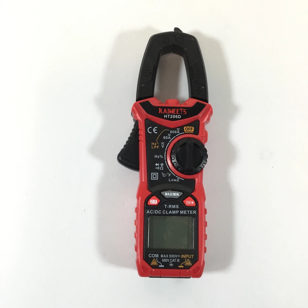 Choose Your New KAIWEETS HT206D Digital Clamp Meter, LowZ, 60 OFF