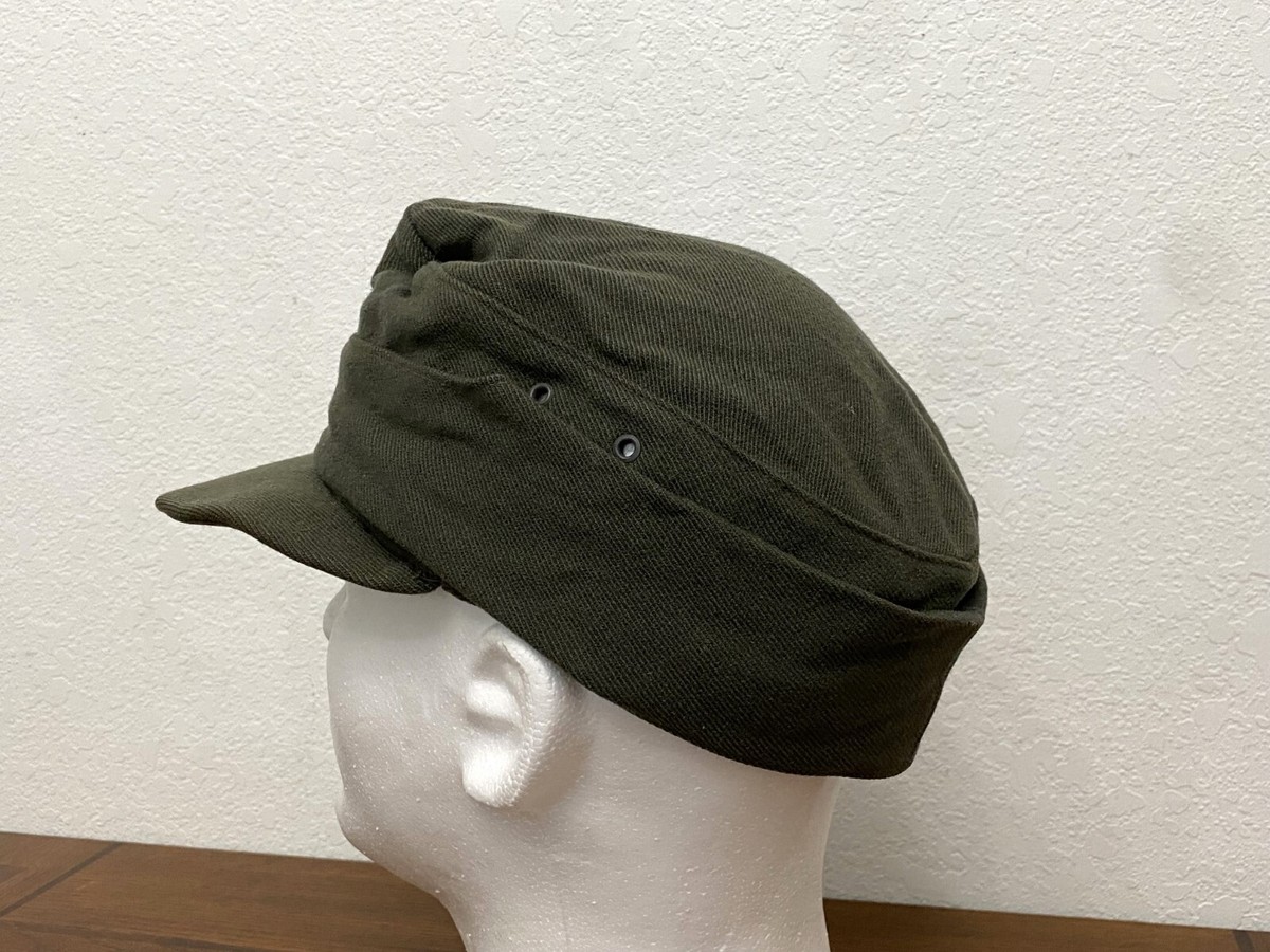 ORIGINAL POST WAR GERMAN M43 FIELD CAP - INFANTRY - SIZE 55 (US 6