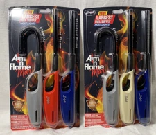 Scripto Aim N Flame Utility Lighter (3 Pack) for Grills - lot of 2 Packs