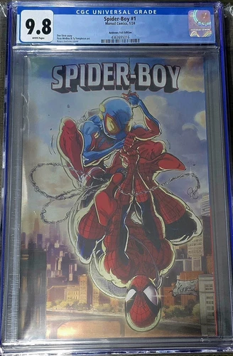 Spider-Boy #1 FOIL VARIANT CGC 9.8 Graded Comic Book  Spider-Man  Marvel Comics