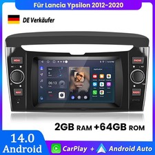 Für Lancia Ypsilon 2012-2020 Carplay Android 14 Autoradio GPS NAVI 2+64GB DAB+
