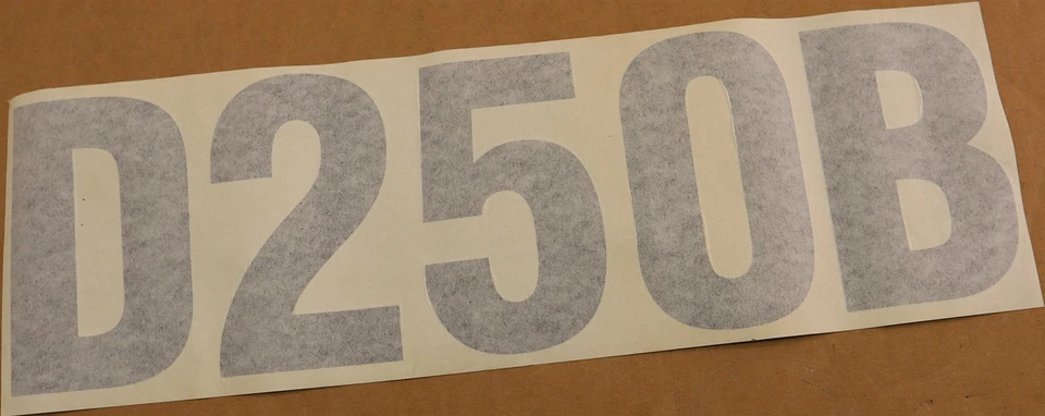 Calcomanía D250B CAT 7U6385 OEM de fábrica Foto 3 de 4