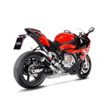 Échappement SBK LV-10 Black en inox avec grille racing pour BMW S1000RR