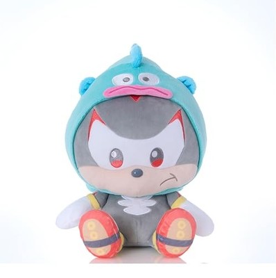 Sega Sonic & Friends Sanrio Plüsch M Shadow x Hangyodon Stoffpuppe Spielzeug ...
