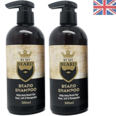 X2 By My Beard Teebaumöl Bartshampoo 600ml - Saubere & handhabbare Gesichtsbehaarung