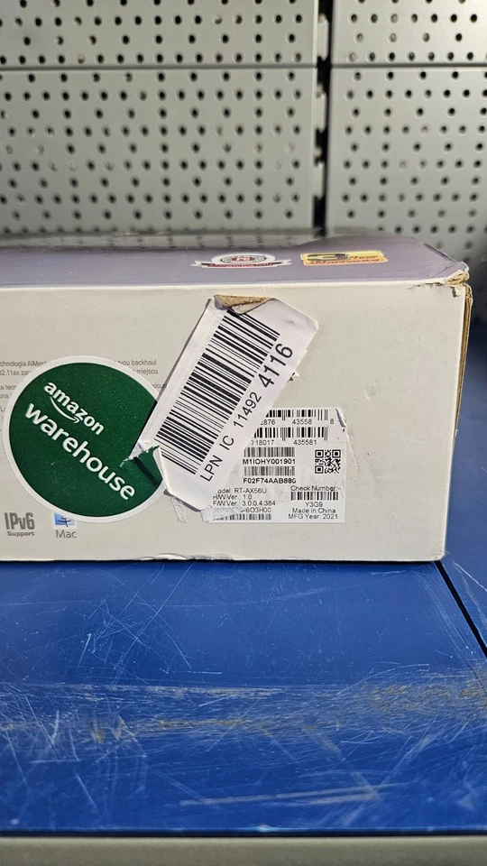 ASUS RT-AX56U AX1800 Dual-Band WiFi 6 Router – Schwarz – Ungetestet – Ohne Zubeh - Bild 4 von 4