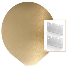 Upgraded Round 270mm in Dia Flsun T1 Pro,Super Racer Build Plate Textured Double