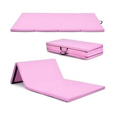NEW Folding Gymnastics Mat with Carry Handles Hook and Loop Fasteners UK