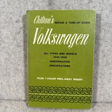 Chilton's Repair & Tune-Up Guide Volkswagen All Models 1949 - 1968 Vintage Book