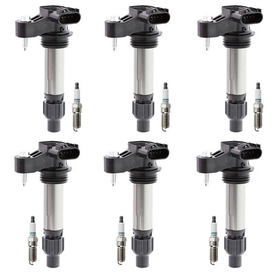 Denso 6 Ignition Coil 6 Iridium Spark Plugs Kit For Aura Malibu Torrent Vue V6