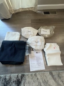Cornhole Bag Making Bundle - Fabric, Pellets And Nylon Thread 