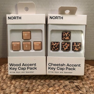 North Accent Mechanical Keyboard Set Cheetah Wood Accent Arrow Keys And Spacer