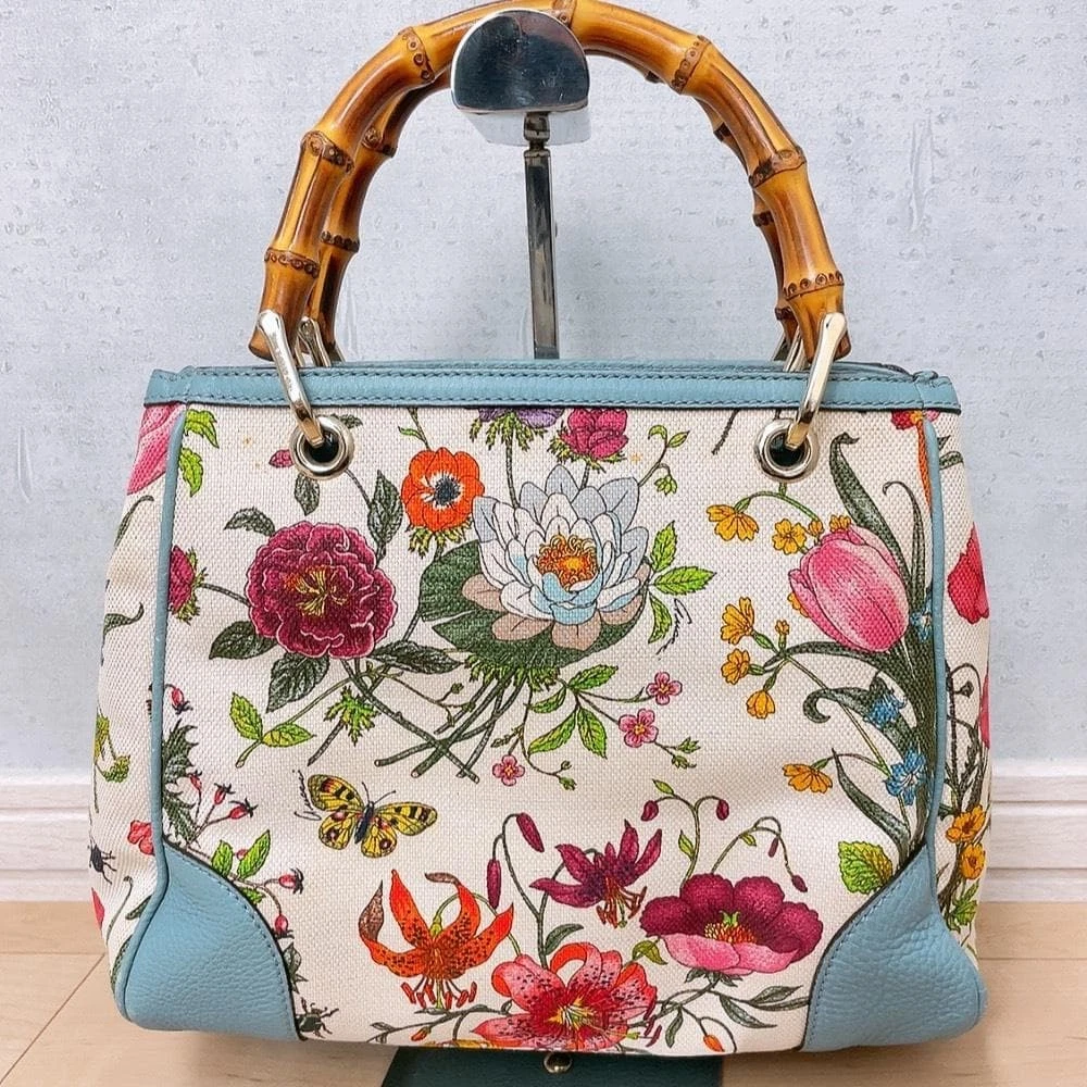 GUCCI フローラ　バンブー　バッグ Gucci Bamboo Floral Bags & Handbags for Women | eBay