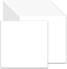 50 Sheets White Cardstock 12 X 12, 80Lb Thick Paper Cardstock Paper White Constr