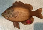 Vintage Grain Belt Beer Sign Plastic Pan Fish Sunfish Advertising Wall Plaque