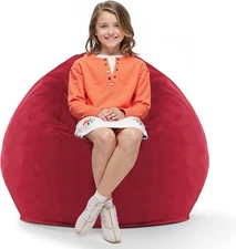 HABUTWAY 2FT Bean Bag Chair, 2' Beanbags Small Bean Bag Chairs with Filling,