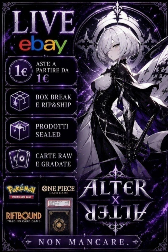 Aste 1€ raw e gradate + Rip&Ship