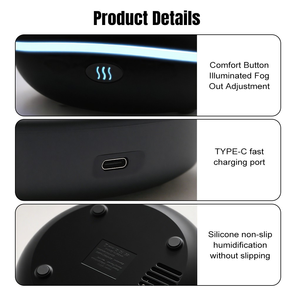 Essential Oil Diffuser Volcano Diffuser Fire Flame Air Humidifier Aroma Diffuser