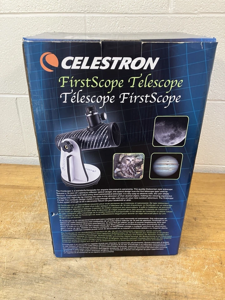 Celestron FirstScope Telescope 76mm Reflector Model 21024 – Beginner Scope - Image 3 of 4