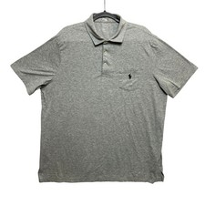 Polo Ralph Lauren Performance Polo Shirt Mens Size XL Gray Short Sleeve Classic