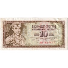 [#377360] Yugoslavia, 10 Dinara, 1968-05-01, AU