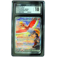 Ethan's Ho-Oh ex #230/182 Destined Rivals SIR CGC 10 Pokemon Card*TE