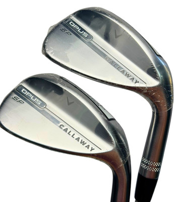 Callaway NEW Opus SP Brushed Chrome 50° 54° Wedge Set W Grind Bounce DG S200