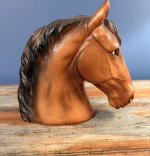 Vintage Lefton Horse Head Porcelain Planter M...
