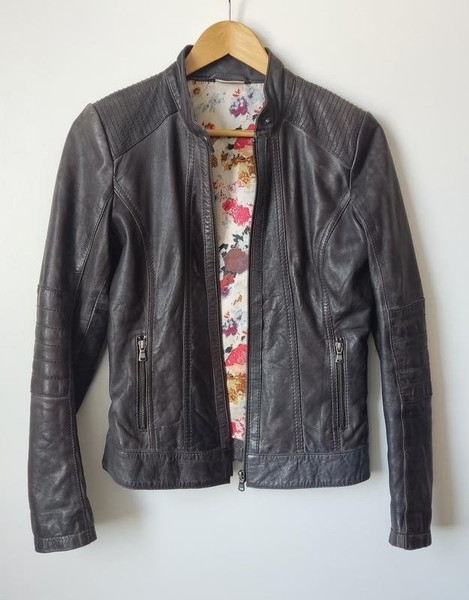 Women Street one Jacket Brown Leather 36