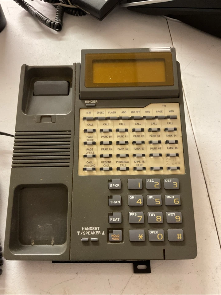 Iwatsu Omega-Phone Adix 12 Button Multi-Line Phone IX-12KTD-2 ECS - Image 3 of 4