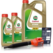 2x 1 L + 5 L = 7 LITER CASTROL EDGE 5W-30 M MOTOR-ÖL MOTOREN-ÖL 2x 1 L + 5 L = 7 LITER CASTROL EDGE 5W-30 M MOTOR-ÖL MOTOREN-ÖL