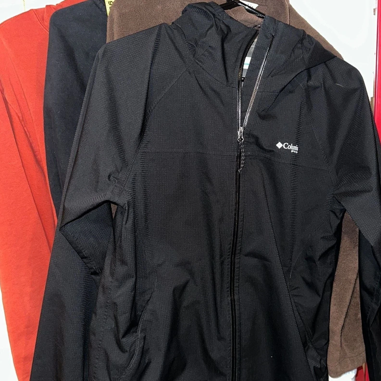 Columbia PFG Men's Tamiami Hurricane Lightweight Waterproof Hooded Rain Jacket