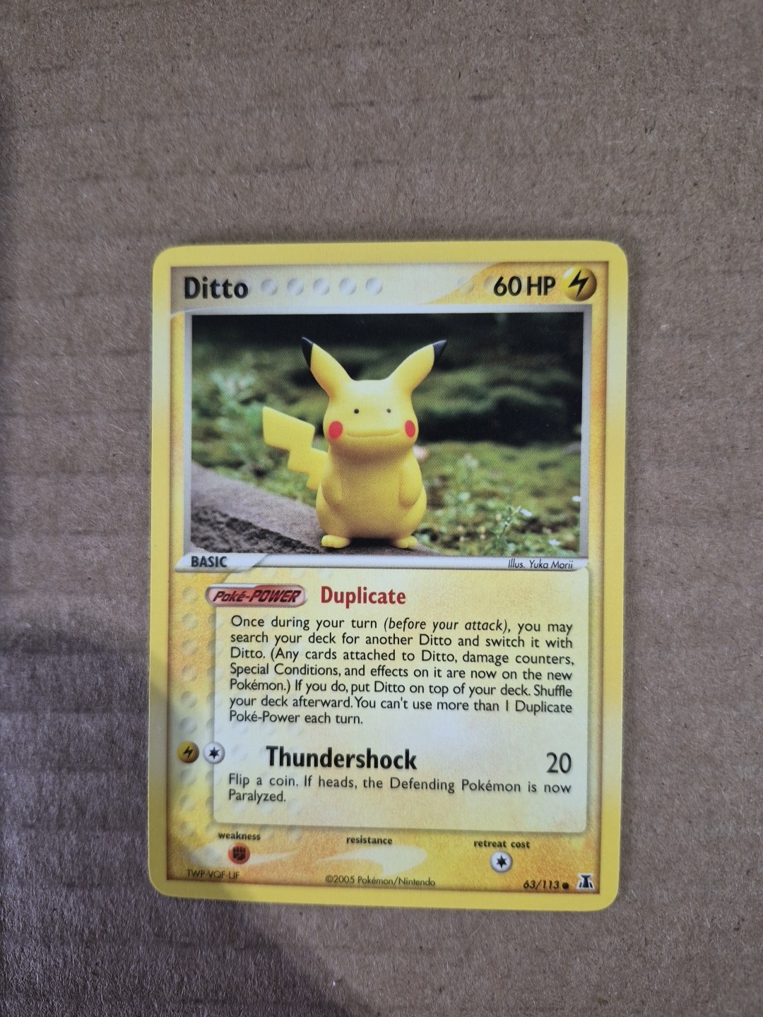 Pokémon TCG Ditto EX Delta Species 63/113 Regular Promo Promo NM PK001283