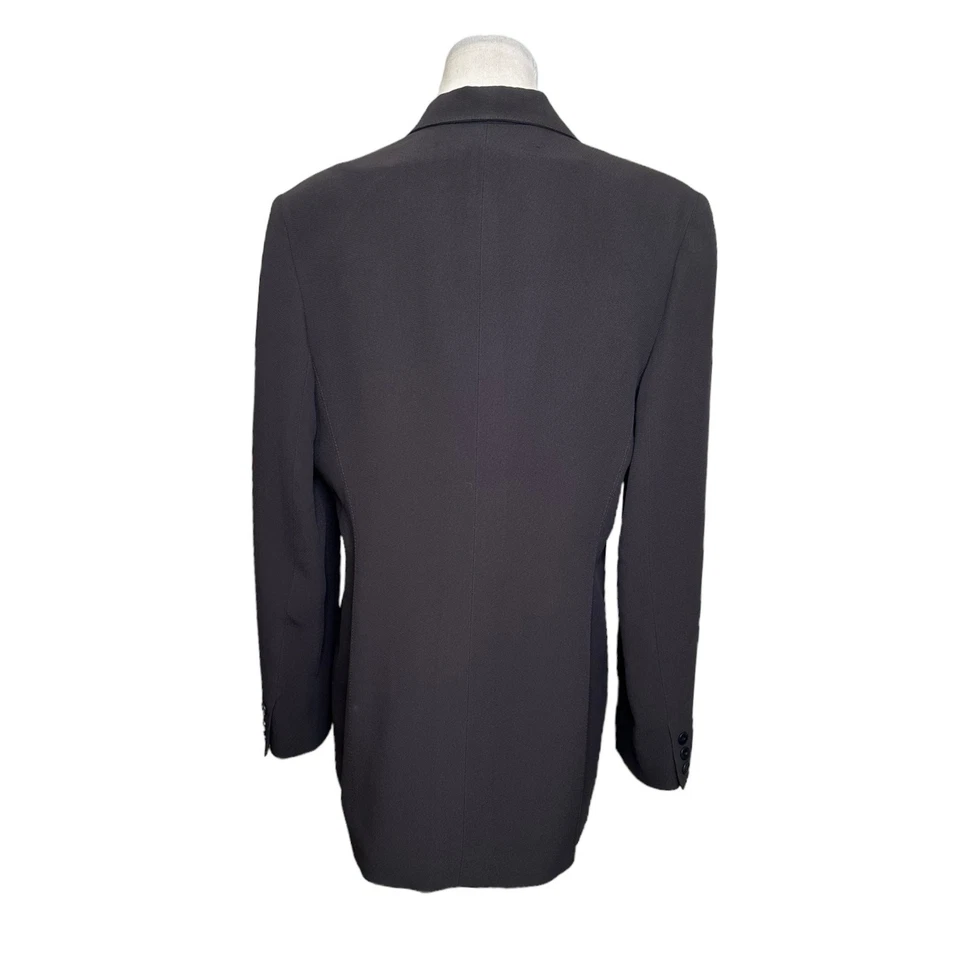 Emanuel Ungaro vintage brown three button blazer size 14 - Image 3 of 4