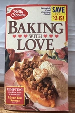  1993 Betty Crocker Cookbook #85 Baking With Love Recipe Booklet Dessert Vintage