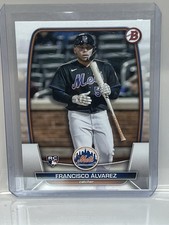 2023 Bowman Francisco Alvarez #49 Rookie RC Mets Baseball Card