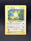 Pokémon Raichu 14/102 Holo Rare Base Set 80 HP Card Wizards of the Coast 1999