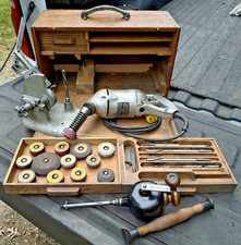 Black Decker Vibro Centric Valve Seat Grinder Tool Kit W Stones Engine Head Repa