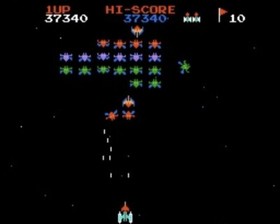 Galaxian 1984 Famicom Japanese Version Shooting Game NTSC-J Namco From Japan