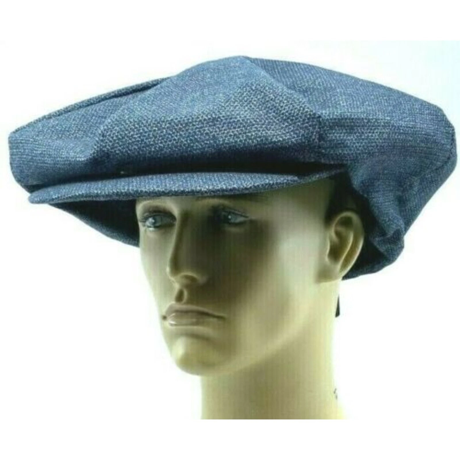 Peaky Blinders Oversized Hat Newsboy Big Apple Gatsby Cap Flat Baker Boy Grey