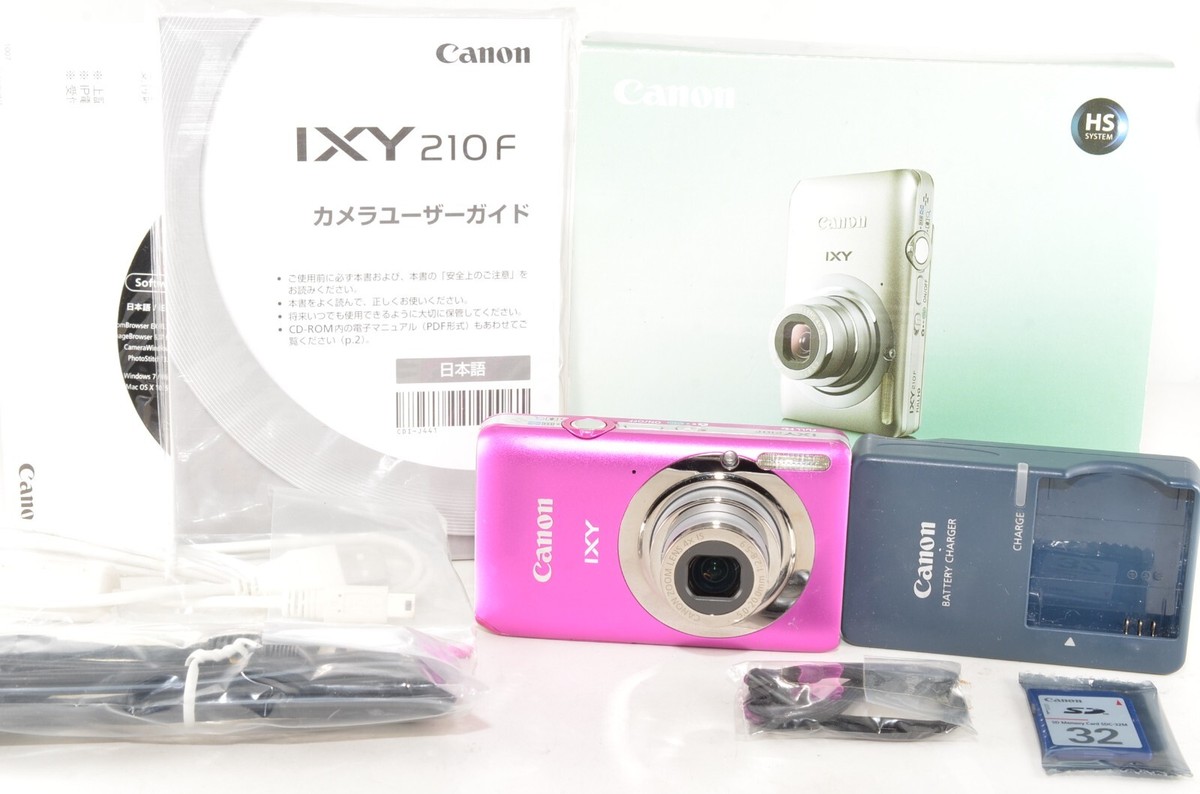 Canon IXY 210F PowerShot PINK 12.1MP Digital Camera from Canon IXY 210F PowerShot PINK 12.1MP Digital Camera from