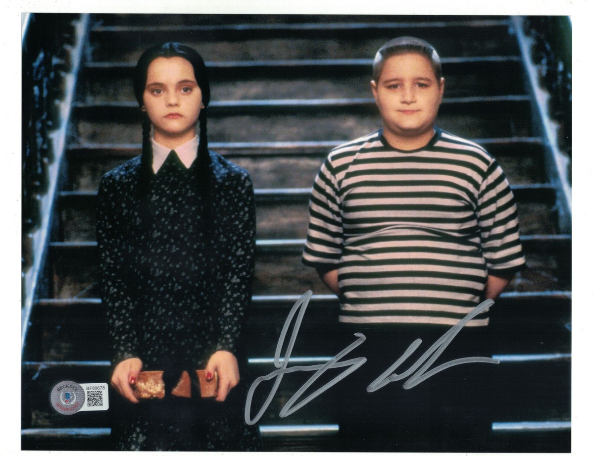JIMMY WORKMAM as PUGSLEY ADDAMS Signed 8x10 Photo Beckett COA The
