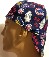 MLB Chicago Cubs Symbols Custom Made Construction Welder Pipe-fitter Biker Hat
