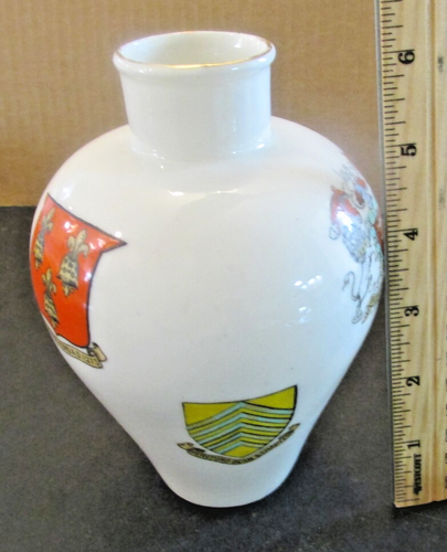 Vintage W.H. Goss Crested China Heraldic Model Gigantic Roman Wine Vase Colchester - Bild 5 von 10