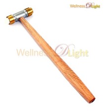 Hammer Nylon  Brass Head Wooden Handle 4oz for Jeweler Instruments