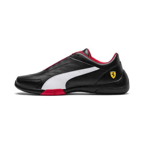 mens ferrari kart cat III sneakers shoes black white red 306219-02 eBay