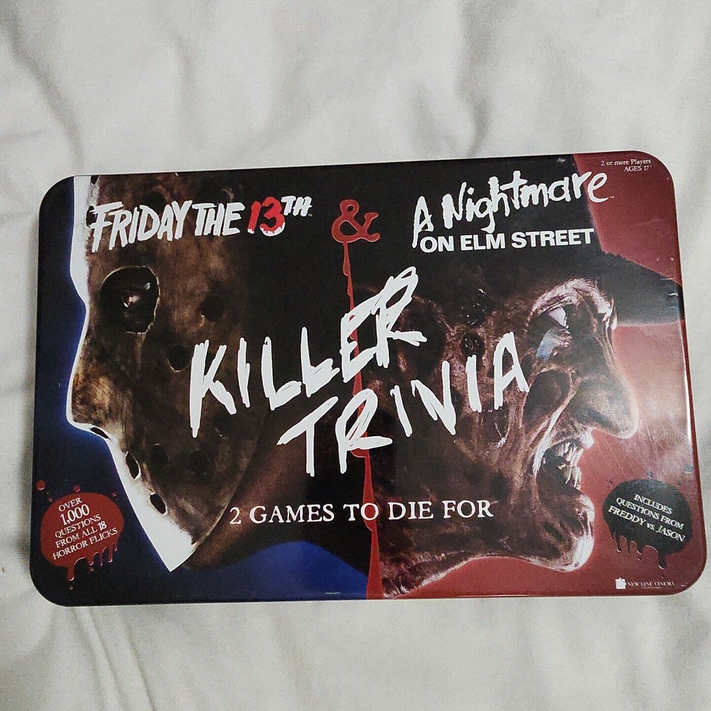 Friday The 13th and Nightmare On Elm Street Killer Trivia Game for