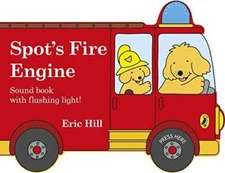 Spots Fire Engine: shaped book with siren and flashing light - VERY GOOD