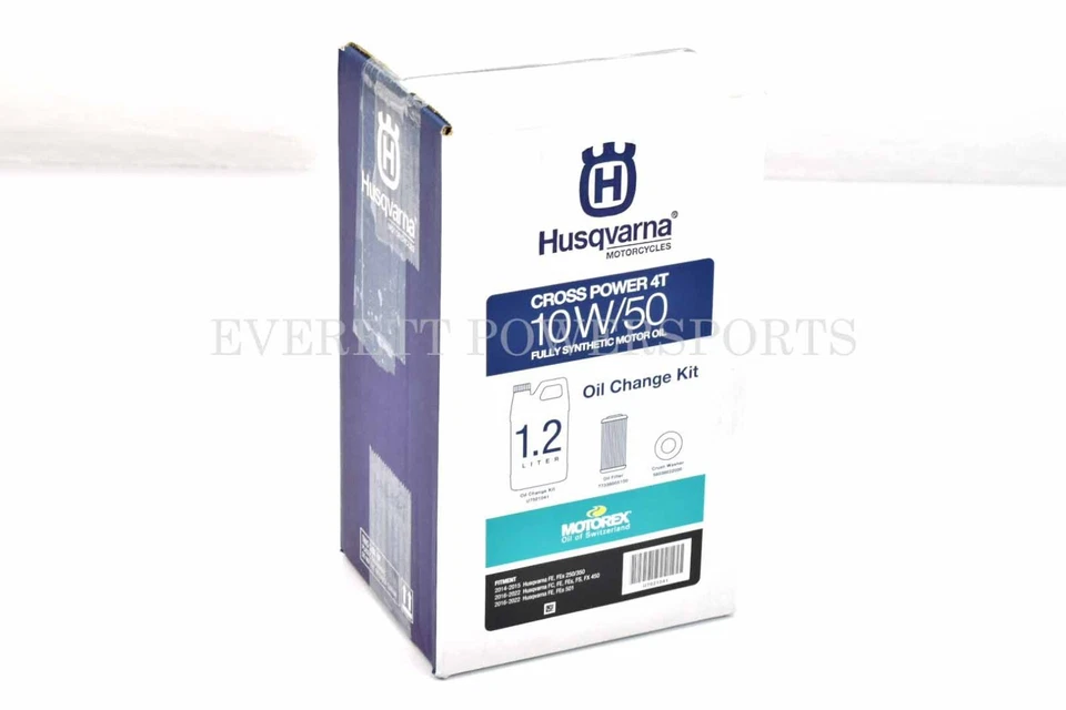 Kit de cambio de aceite lavadora filtro 1,2 litros 10w50 4T 16-22 FE 250 350 501 S #M270 A Foto 3 de 3