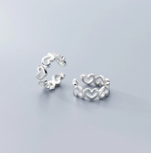 Ohne-Stein-Herz-Clip - On Mode-Ohrschmuck